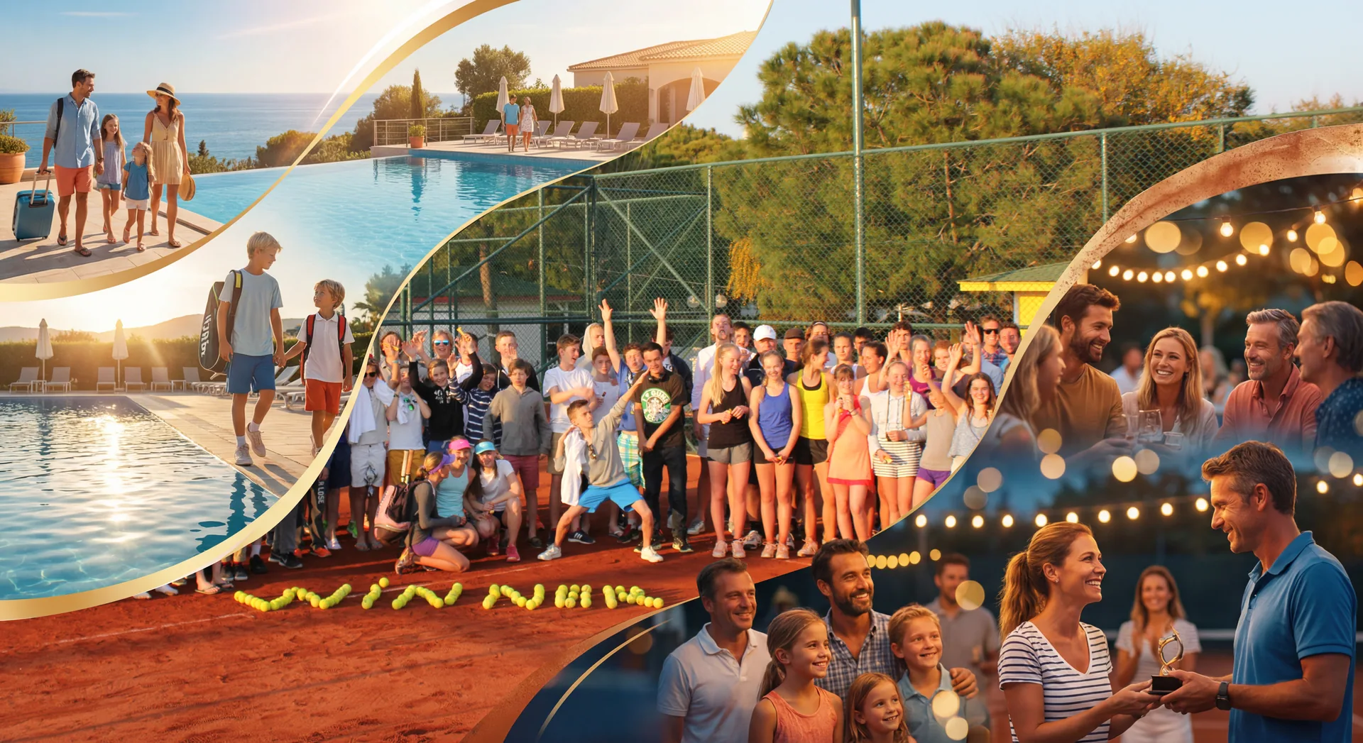 Club, team and group tennis camps