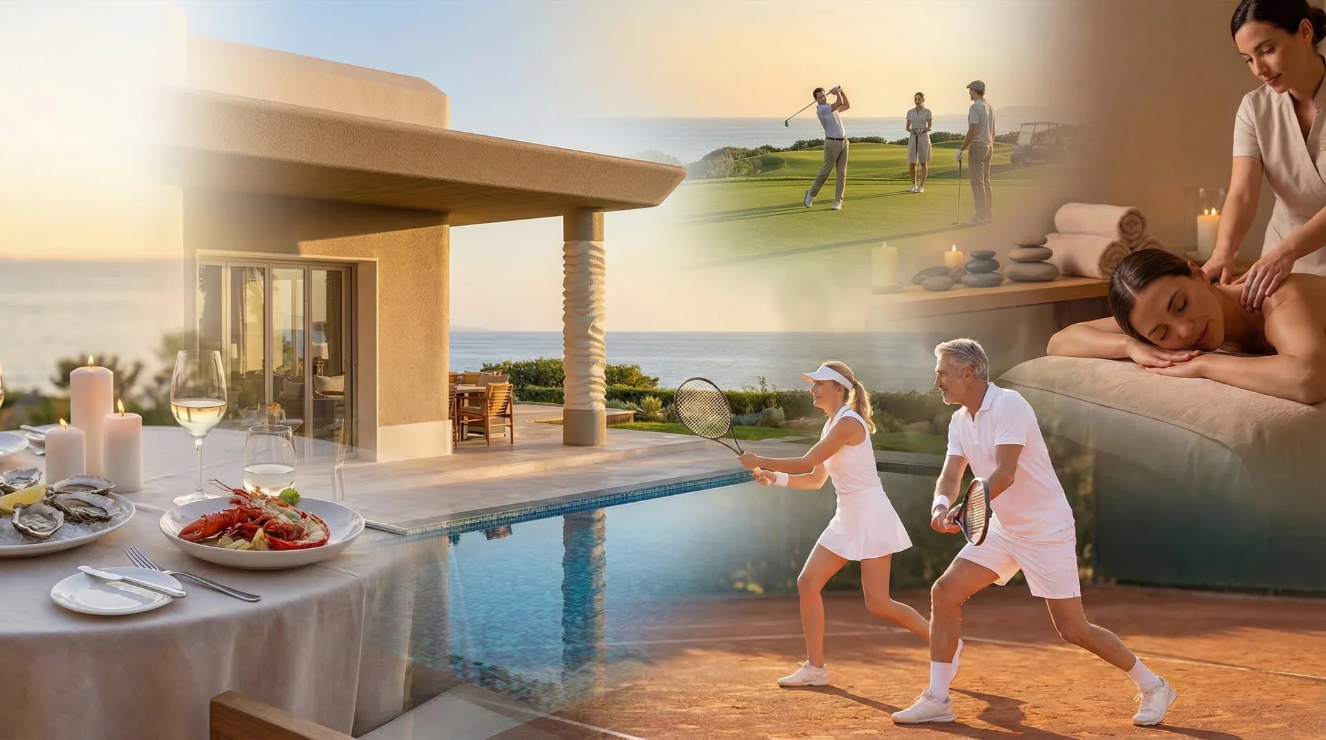Luxury tennis, dining and wellness