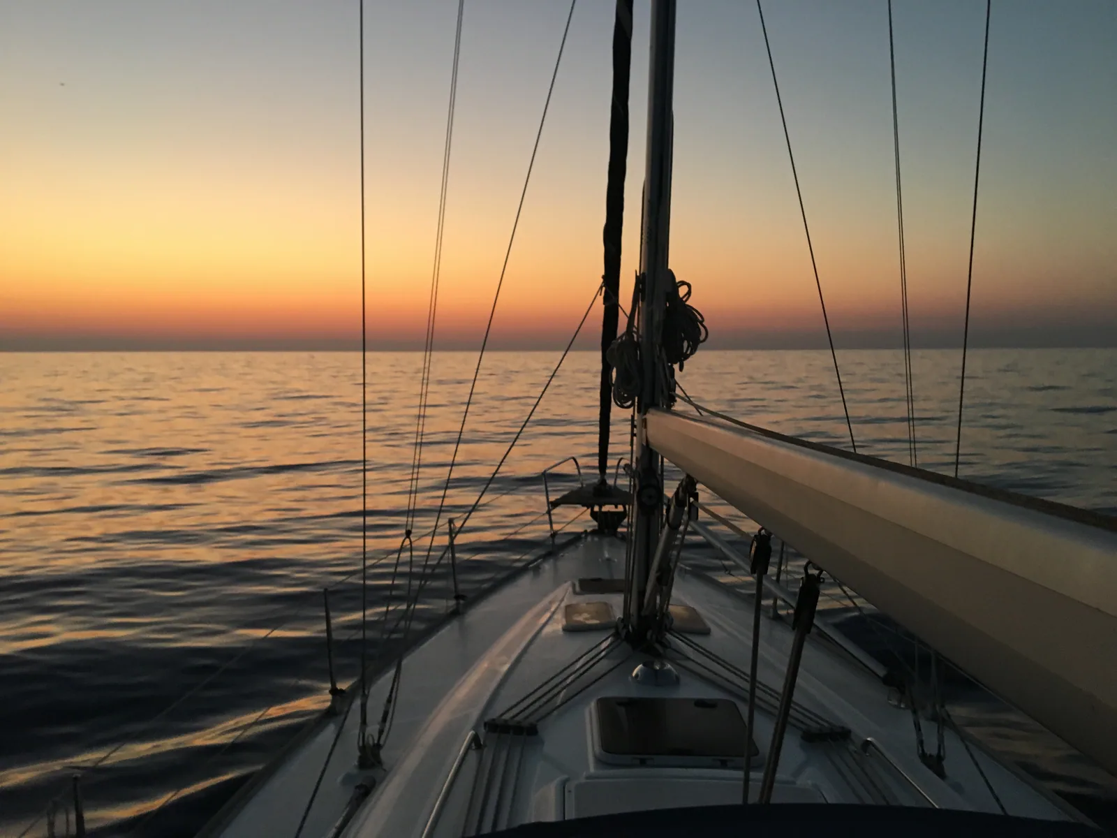 Private sailing experience at sunset