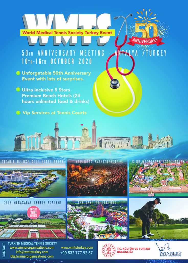 Wmts World Medical Tennis Society Turkey Event - 2021